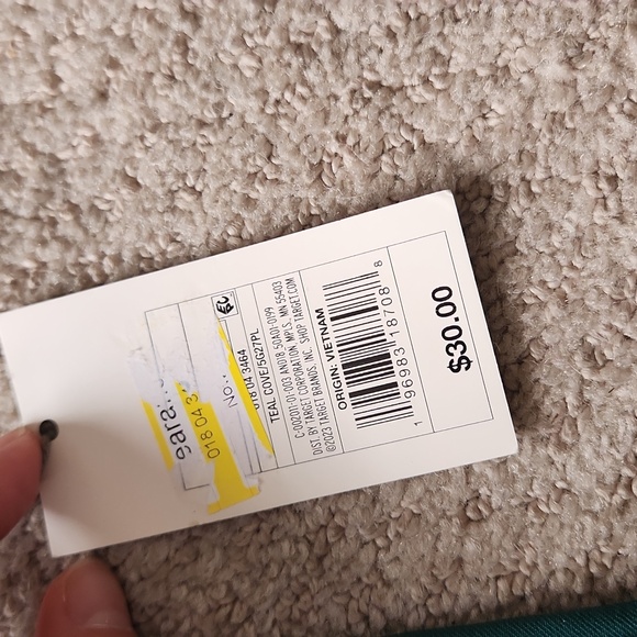 A New Day Teal Cargo Jogger Pants Size 16 - Picture 4 of 4